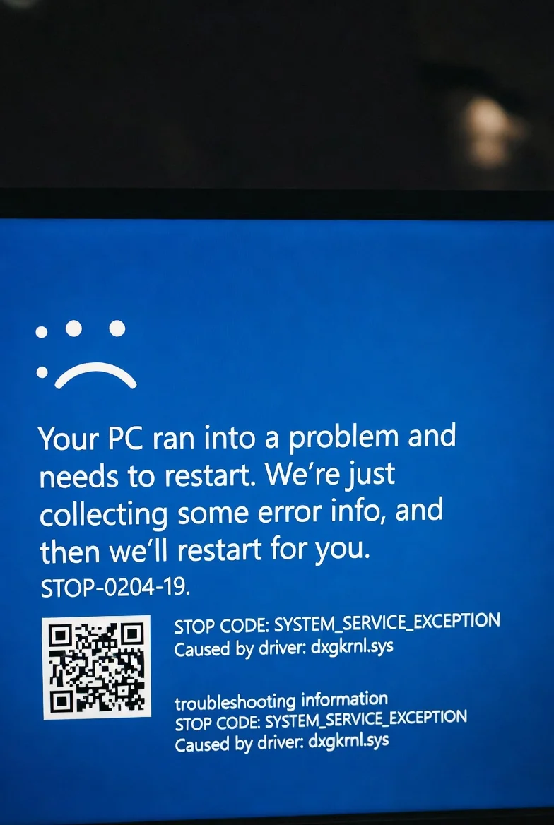 Pantalla azul de la muerte y mis archivos: qué pasa con tus datos