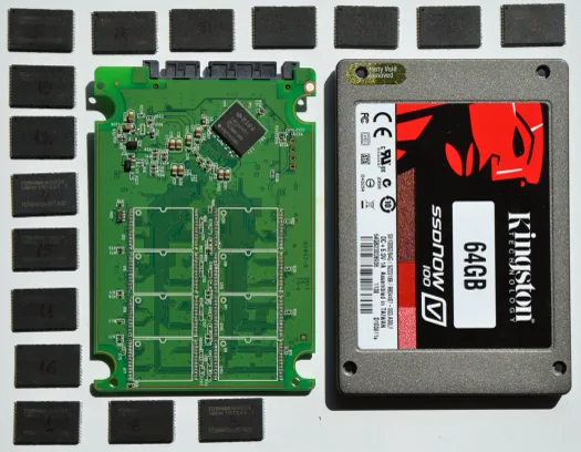 SSD Kingston 64GB recuperado en lab